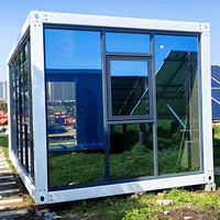 Maison modulaire préfabriquée de 20 pieds, bureau mobile préfabriqué, conteneur préfabriqué, structure en acier détachable, installation rapide, maison préfabriquée
