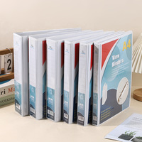 Carpeta de Archivo con Anillas en O/D, Tamaño A4, con Cubierta Transparente de PVC y Cartón, Organizador de Documentos Personalizado para Oficina