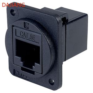 DAJIANG 2ポートRj45モジュラージャックCat5E RJ45女性用CSKホールDC出力イーサネットコネクタラップトップ用 - Product Image 5