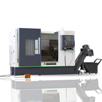 Torno CNC de Precisión de 0.01mm, Centro de Torneado de Un Solo Husillo de Servicio Mediano Yangtuo TK56, Precio de Fábrica Económico, Poste de Herramientas de 12 Estaciones