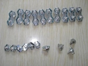 304 316 M3 Clips de câble métallique en acier inoxydable Duplex <span class=keywords><strong>Double</strong></span> boulon pince de câble pince de câble métallique pour câble de 1/8 pouces de diamètre - Product Image 6