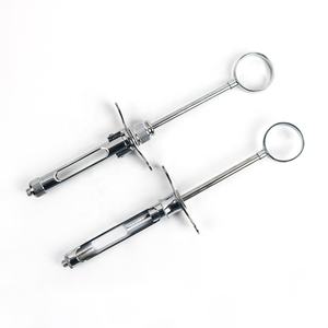 Cook tipo Waite manico ad anello aspirante dentale cartuccia anestetica siringhe a freccia stantuffo con asta in acciaio inox 1.8ml - Product Image 6