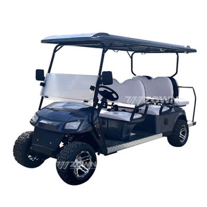 Carrito de Golf de 4 Plazas, Vehículo Eléctrico de Golf con Suspensión Reforzada para Campos de Golf y Campus - Product Image 2