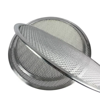 Grille à pizza sans soudure en alliage d'aluminium, antiadhésive, pour four et barbecue, ustensile de cuisine