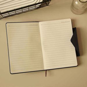 Manufacturer Wholesale Cheap Reliable Leather Cover A4 Single Line 1s Students School Class Notes Writing <b>Pads</b> Composition Gift - Product Image 2