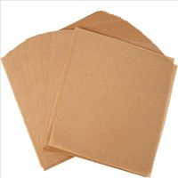 Papier sulfurisé en silicone de qualité alimentaire 6x6 pouces, antiadhésif, imperméable et résistant à la chaleur pour gâteaux, frites et revêtement de plateau