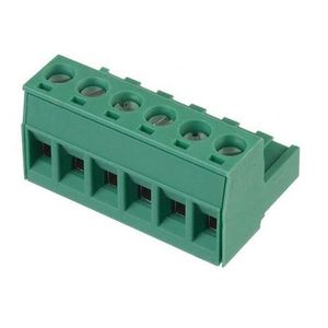 Bloque de terminales de tornillo con conector de 6 pines para cableado eléctrico - Product Image 1