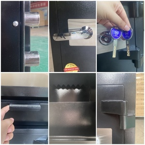 Fournisseur chinois de coffres-forts modernes en acier laminé à froid avec serrure à clé, protection contre le feu de 1,5 à 2 heures pour une utilisation à domicile ou à l'hôtel, marque WOMA - Product Image 4