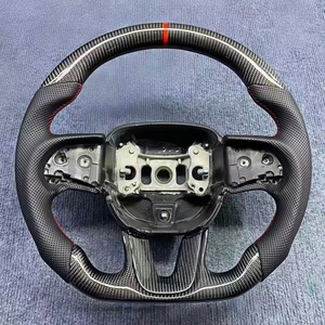 Volant de voiture très vendu, adapté à la <span class=keywords><strong>Dodge</strong></span> Charger SRT <span class=keywords><strong>2015</strong></span> 2016 2017 2018 2019 2020, en fibre de carbone personnalisée - Product Image 3