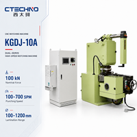 CTECHNO KGDJ-10A 100 KN Machine de découpe de fentes pour lamination de stator et de rotor CNC à double servo haute vitesse 100-1200 mm 100-700 SPM
