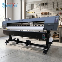 Impresora de Formato Ancho de Alta Velocidad Yinghe de 1850 mm y 2500 W, Alto Rendimiento para Impresión de Adhesivos para Pisos, Películas Reflectantes, Rotulación de Vehículos y Publicidad