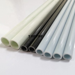 FRP Round Tube Fiberglass Reinforced <b>Plastic</b> GFRP Pipe - Product Image 1