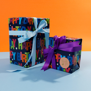 Venta al por mayor 80g 43*300cm Globo de cumpleaños Papel de embalaje Papel de regalo - Product Image 6