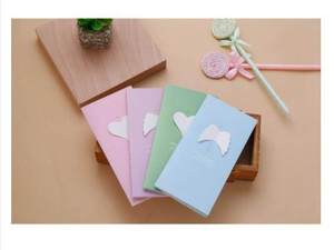 Carte de voeux en forme de coeur d'amour de couleur mélangée cadeau de la Saint-Valentin Invitations de mariage cartes de remerciement romantiques - Product Image 6