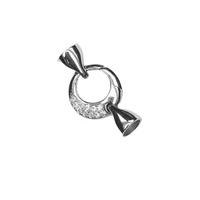 Fabricant rond ovale ressort luxe 18mm fermoir fabrication de bijoux 925 vente en gros collier en argent sterling fermoirs à faire soi-même pour bracelets