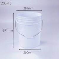 Bidon d'emballage scellé pour lubrifiant 20L, bidon d'emballage liquide, matériau PP écologique