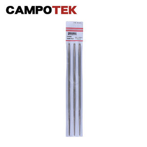 Lot de 3 limes à chaîne diamantées 100 mm pour affûtage de précision des chaînes de scie en carbure, outils <span class=keywords><strong>d</strong></span>'entretien pour scies électriques en acier trempé - Product Image 1