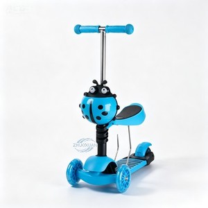 Patinete de Equilibrio Plegable para Niños Pequeños, Tres Ruedas, Asiento Acolchado Desmontable, Patinete para Niños - Product Image 4