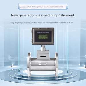 Industriële roestvrijstalen stikstof- en perslucht-gasturbine flowmeter 4-20mA RS485 CO2 pulsuitgang voor aardgas - Product Image 4