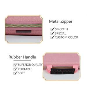 Bolso de Lujo Rosa para Portátil de Mujer, 14 Pulgadas, de Cuero, Carcasa Rígida, Impermeable, para Viajes y Negocios - Product Image 5