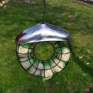 Fat Ball Birds Feeder Dumpling Grease Ball Holder Tit Dispensador de comida para pájaros para colgar al aire libre para Tit Wild Birds - Product Image 2