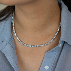 Collar de Cadena de Oro de Lujo con Diamante Cultivado en Laboratorio, Corte Brillante Redondo, Certificado IGI, Joyería Fina, Estilo Unisex - Product Image 4