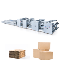 JK-1416 Plioir-colleuse automatique intelligente haute performance pour boîtes en carton, compatible avec les cartons à double pièce, pour l'alimentation, économe en énergie