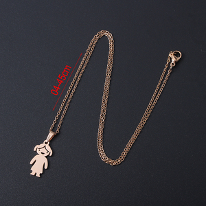 Collana con Ciondolo Personalizzato in Acciaio Inossidabile Placcato Oro 18K, Vendita all'Ingrosso - Product Image 6