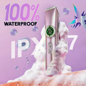 Appareil d'épilation rechargeable 2 en 1 pour le visage et le corps, sec et humide - Sans angle mort - Rasoir pour femmes et épilateur de beauté - Product Image 3