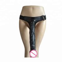 Superbe Godemiché XXL en TPE Épais et Imperméable pour Adultes, Confortable et Doux, Simulation Féminine, avec Ventouse et Sangle, pour Lesbiennes