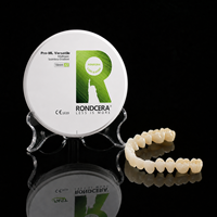Bloc de zircone Rondcera polyvalent à haute translucidité pour la restauration esthétique des couronnes et facettes antérieures en dentisterie CAD/CAM CE
