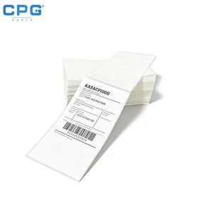 Etiqueta Térmica Transparente de Salida Instantánea con Triple Protección, 100x150mm, 4x6 Pulgadas, Etiqueta de Código de Barras, Etiqueta de Embalaje para Logística, Suministro de Fábrica - Product Image 1