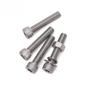 Tornillos Allen de Acero Inoxidable A2 A4 304 316 Din 912, Tornillos de Cabeza Hexagonal M2 M2.5 M3 M4 M5 M6 <span class=keywords><strong>M7</strong></span> M8 M10, Tornillos de Cabeza Hexagonal Interna - Product Image 5