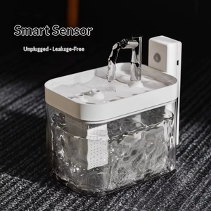 Bebedero Automático para Mascotas con Sensor Inteligente, Circulación de Agua, Evita el En Mojamiento de la Boca, Bebedero de Plástico para Mascotas - Product Image 1