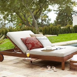 Beach Comfort Resort Loisirs Hôtel Jardin Bois <span class=keywords><strong>de</strong></span> teck PLUS DESIGN Chaise <span class=keywords><strong>de</strong></span> <span class=keywords><strong>piscine</strong></span> Chaise longue extérieure Chaise longue - Product Image 6