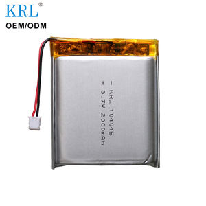 ที่กำหนดเองในตัว<span class=keywords><strong>แบ</strong></span>บชาร์จไฟ3.7โวลต์แบต<span class=keywords><strong>เต</strong></span>อรี่ลิเธียม104045 2000มิลลิแอมป์ชั่วโมงสำหรับแอนดี้ทำความสะอาดที่มีประโยชน์ - Product Image 1