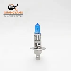 Nhà Sản Xuất H1 12V 100W Màu Xanh Xe Đèn Pha Tự Động Bóng Đèn Halogen Nhà Máy Siêu Trắng Thủy Tinh Thạch Anh