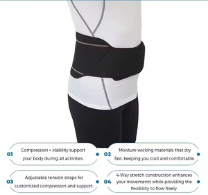 <span class=keywords><strong>Ceinture</strong></span> <span class=keywords><strong>de</strong></span> maintien lombaire ajustable en polyester et élasthanne <span class=keywords><strong>pour</strong></span> femmes et hommes – Protection professionnelle <span class=keywords><strong>pour</strong></span> <span class=keywords><strong>le</strong></span> <span class=keywords><strong>sport</strong></span> et amincissement du <span class=keywords><strong>dos</strong></span> - Product Image 4