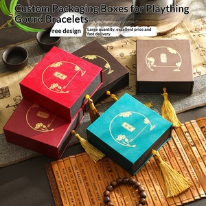 Conjunto de Pulseras de Calabaza Personalizables de Primera Calidad, Colección de Arte del Patrimonio Cultural Inmaterial para Regalo Empresarial - Product Image 5