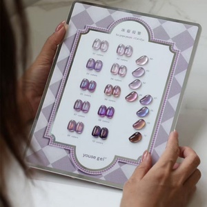 Youse New 15ml Cat Eye <b>Nail</b> Polish <b>Set</b> 10 Colors Purple Magnetic Cat Eye Uv <b>Gel</b> Long-lasting Odorless, Eco-friendly Tpo Free - Product Image 4