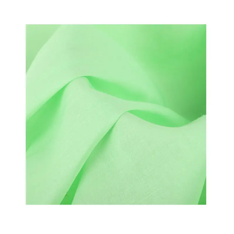Factory Supplier 55%Ramie 45%Cotton Blended Fabric For Dress Custom High Quality Environmental Ramie Fabric For Clothes