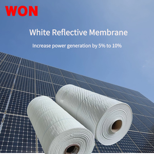 <span class=keywords><strong>MR</strong></span> WON Geotextil Sun Reflective White Geotextil Fabric White Woven Ground Cover Hoja reflectante para panel solar fotovoltaico - Product Image 4