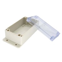 Tapa transparente de montaje en pared personalizada para exteriores, caja de empalme de plástico ABS, impermeable IP65, OEM