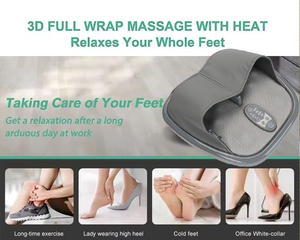 Máquina de masaje de pies de terapia Shiatsu para oficina en casa, masajeador de pies infrarrojo de amasado profundo relajante con calor para comodidad - Product Image 4