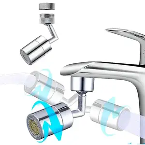 Basınçlı bükme filtre lavabo döner uzatılabilir su dokunun musluk memesi robot kol genişletici banyo sıçrama su tasarrufu