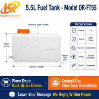 Réservoir d'huile de chauffage OkyRie 10L en gros, réservoir de carburant étanche, pièces de rechange pour tous les chauffages de stationnement diesel