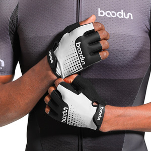 Gants de cyclisme Bodun, demi-doigts, respirants, antidérapants, avec sangle de poignet réglable, pour le vélo, unisexe, adulte - Product Image 3