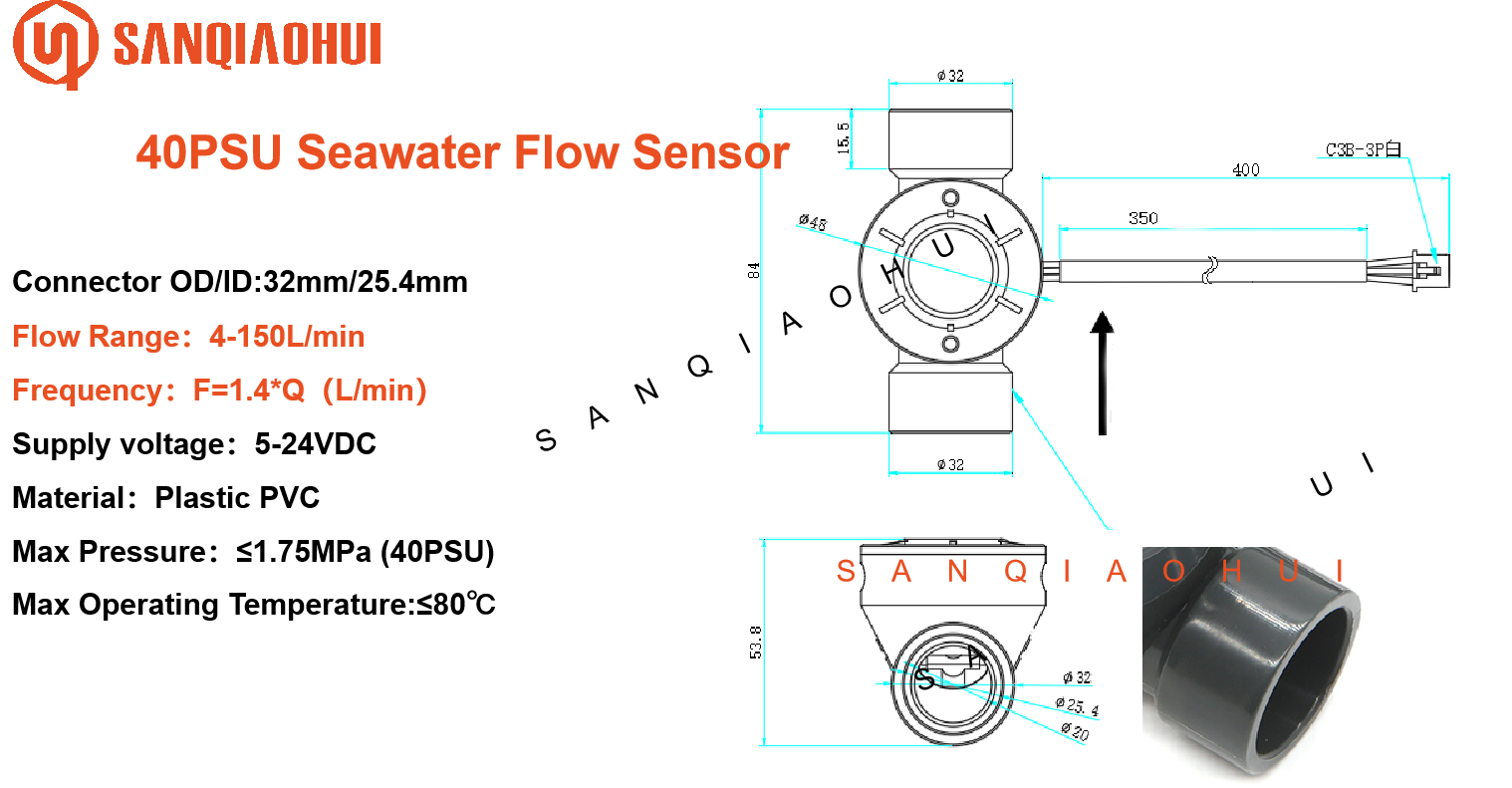 chemical flow switch