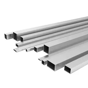 أنبوب مربع من الفولاذ المقاوم للصدأ 20x20 40x40 50x50 60x60 80x80x80x