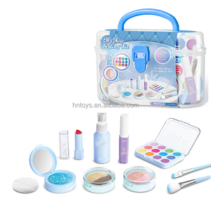 Princesse semblant jouer cosmétique bleu beauté ensemble pas réel enfants <span class=keywords><strong>fille</strong></span> princesse boîte de <span class=keywords><strong>maquillage</strong></span> Kit de <span class=keywords><strong>maquillage</strong></span> pour enfants - Product Image 1
